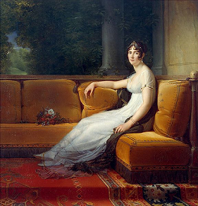 Josphine de Beauharnais - Madame Bonaparte dans son salon - vers 1801